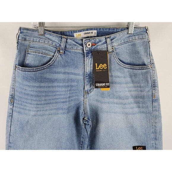 Lee Jeans Mens 34x32 Blue Straight Fit Straight Leg Active Stretch NWT - Picture 2 of 12